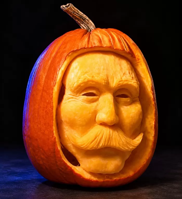 Carved pumpkin