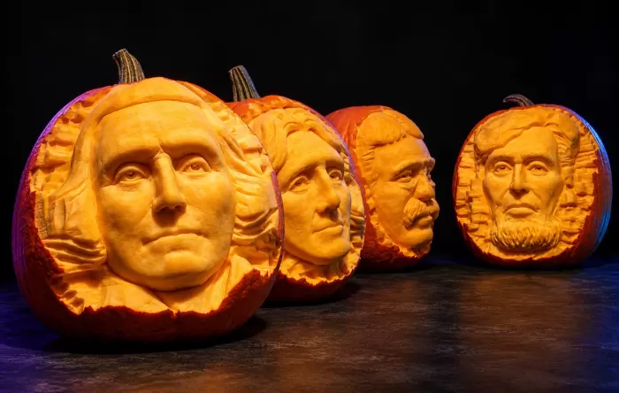 Carved pumpkin